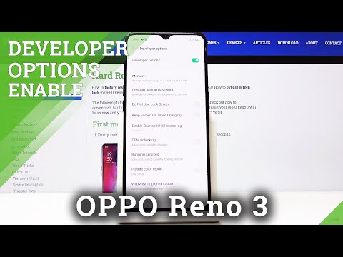 How to Activate Developer Options in OPPO Reno 3 – OEM Unlock & USB Debugging