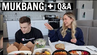 MUKBANG + ASKING QUESTIONS GIRLS WANT TO KNOW ABOUT GUYS