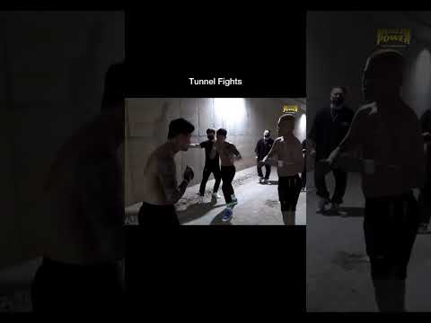 Tunnel fights💥 2 vs 1 🔥 #fighter #mmafighter