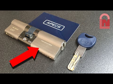 “The Most Secure Euro Cylinder Available in the UK” - Apecs AP Picked