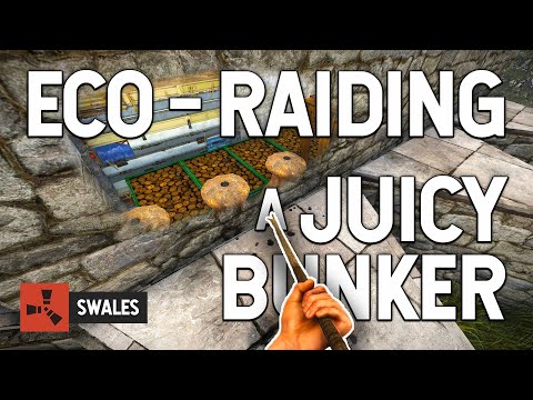 ECO-RAIDING A JUICY BUNKER - RUST