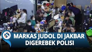 Detik-detik Penggerebekan Markas Judi Online Hayam Wuruk Jakbar, 321 WNA Langsung Ditangkap