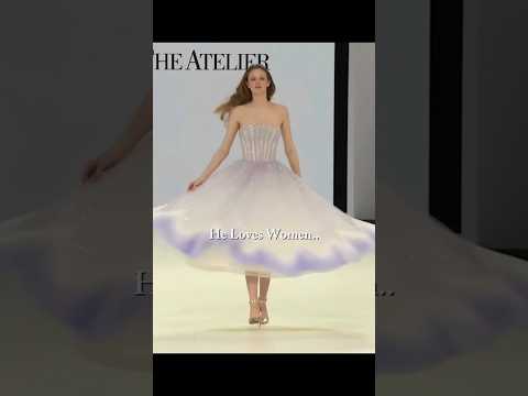 The Designer vs his Designs ✨😮 #jolipoli #weddingdress #hautecouture #dress #beautiful #fashion