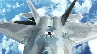 F-22 дозаправка в воздухе
