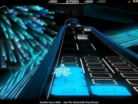 Audiosurf - Save The World (Knife Party Remix)