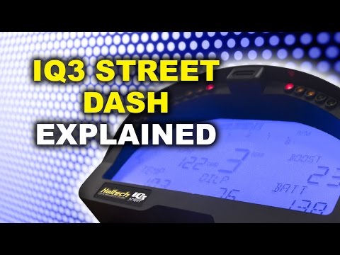 IQ3 Street Display and Logger Dash Overview