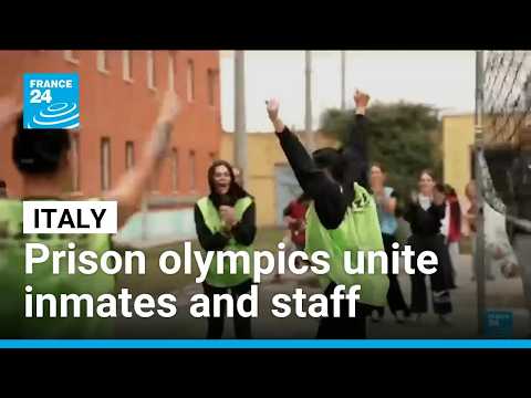 Prison 'Games of Hope' olympics in Italy unite inmates and staff