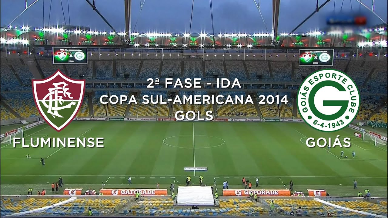 Gols - Fluminense-RJ 2 x 1 Goiás - Copa Sul-Americana 2014 - 28/08/2014