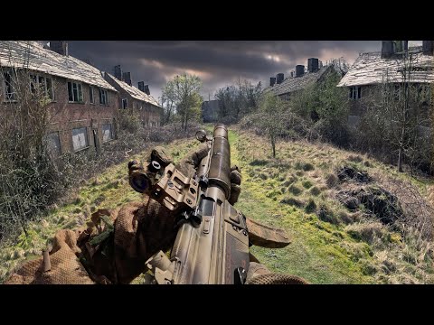 Stealth Battle In Creepy Ghost Village (Airsoft Ghillie Gameplay)