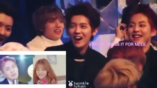 LuHan 鹿晗 Reaction to MV 야 하고 싶어 Call You Bae (ft. 시우민 XiuMin) ♫