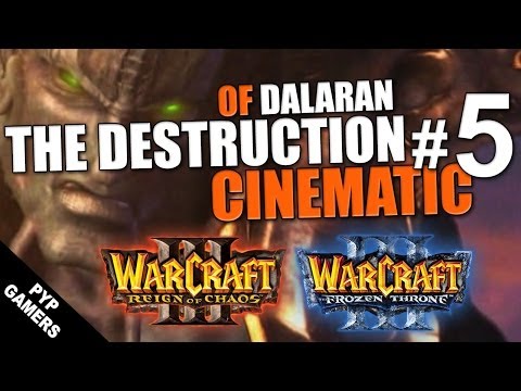Warcraft III Cinematics - The Destruction of Dalaran (ES) 5/9