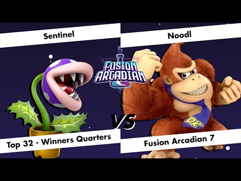 Fusion Arcadian # 7 - Sentinel (Piranha Plant) vs Noodl (Donkey Kong) - Winners Quarter-Finals