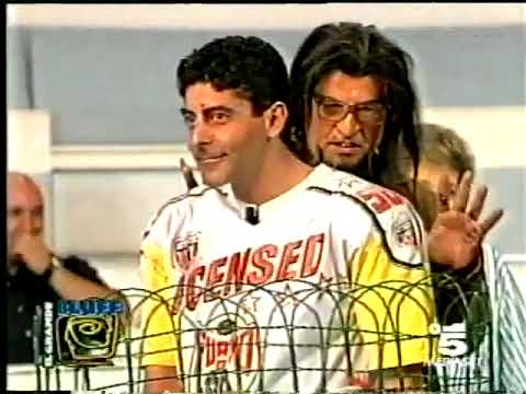 Il grande bluff - scherzo di Michele Placido a Luca Laurenti -  4 giugno 1999