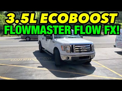 2014 Ford F-150 3.5L ECOBOOST V6 EXHAUST w/ FLOWMASTER FLOW FX!