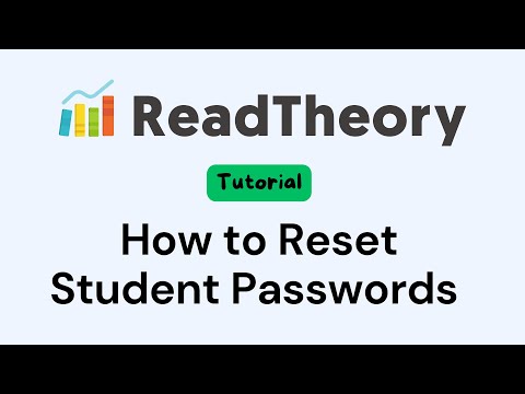 How To Reset Student Passwords