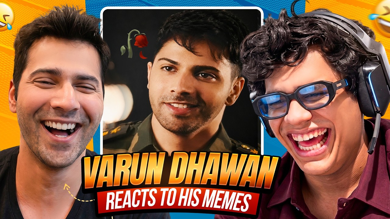 VARUN DHAWAN REACTS TO HIS OWN MEMES
