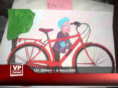 Un desen – o bicicletă