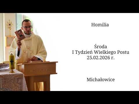 Fr. Kacper Nawrot - Homily - Wednesday - First Week of Lent - February 25, 2026