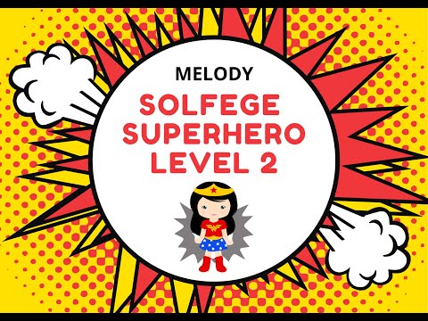 Solfege Superhero- Level 2 MELODY