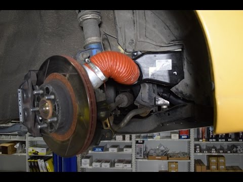 Three parts to help you install brake ducts