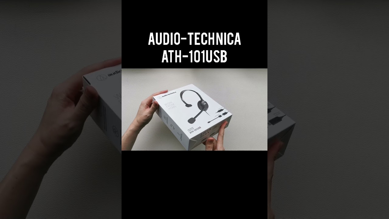 video Tai nghe có dây Audio Technica ATH-101USB chính hãng 0