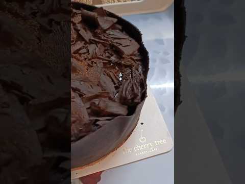 Indulging in the rich layers of an eggless German Black Forest masterpiece🎂#foryou #viral #cake