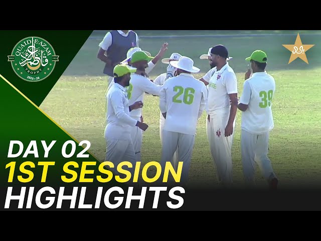 1st Session Highlights | Lahore vs Faisalabad | Day 2 | Quaid-e-Azam Trophy 2025-26 | M2P1K