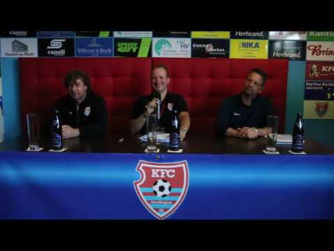 Uerdingerblock KFC Uerdingen - Wuppertaler SV Pressekonferenz