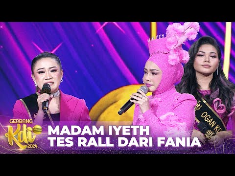 Madam Iyeth Tes Rall All Kontestan | KONTES  KDI 2024
