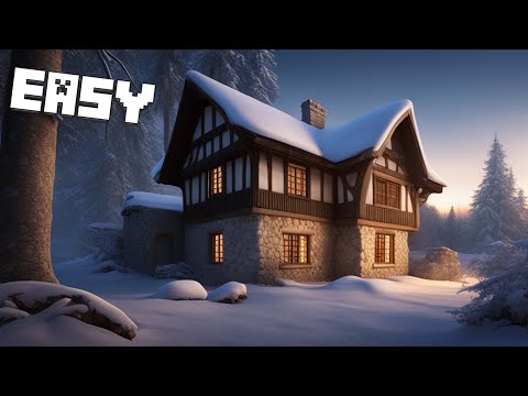 Winter House Tutorial - Insane Minecraft Build