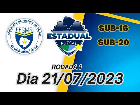 CAMPEONATO ESTADUAL FEMININO SUB-16 e SUB-20 - FFSMS - RODADA 1 dia 21/07/2023