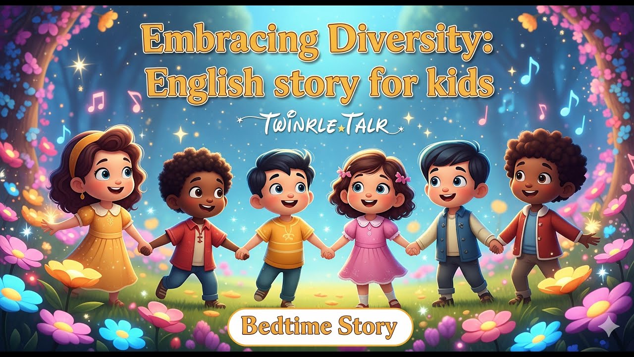 Embracing Diversity: 🌟 English story for kids | Twinkle Talk