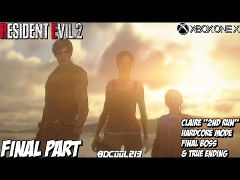 Resident Evil 2 Remake Ending & Final Boss Gameplay Claire B Part 15 - Xbox One X
