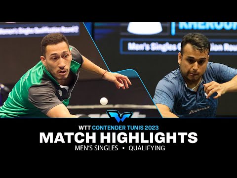 Mehdi Bouloussa vs Amir Hossein Hodaei | MS Qual | WTT Contender Tunis 2023