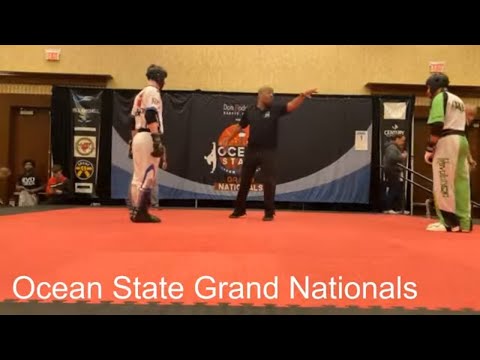 Mens Black Belt Point Fighting Ocean State Grand Nationals Sport Karate Tournament
