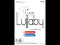 Lunar Lullaby by Jacob Narverud (SATB Choir with Piano)
