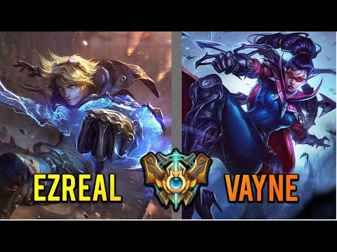 ADC To Rank 1 Ezreal vs Vayne Gameplay