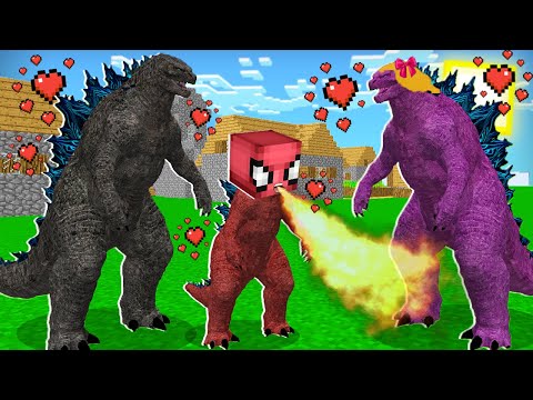 FAKİR MUTANT GODZİLLA OLDU!🐱‍🐉 - Minecraft