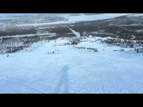 Видео: Видео горнолыжного курорта Лапландия-Лапарь Стан в Мурманская область