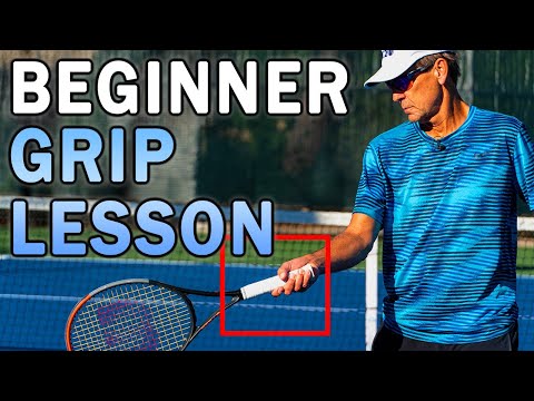Beginner Tennis Lesson | Getting Started With The Right Grips thumbnail