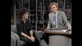 Grace Slick on Late Night, August 12, 1987