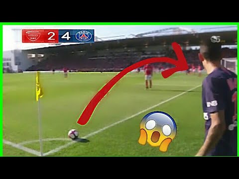 INCROYABLE CORNER RENTRANT DE Angel Di Maria !!! [Nîmes Vs PSG]