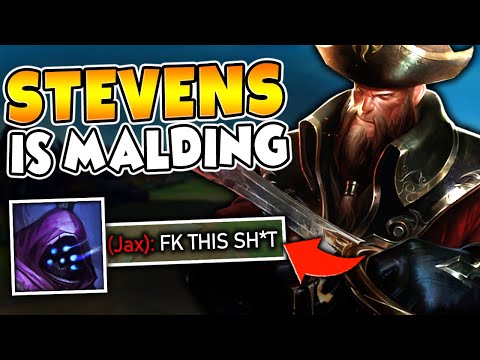 Stevens Jax was TILTED against me in lane | Rank 1 GP vs. Rank 1 JAX - League of Legends