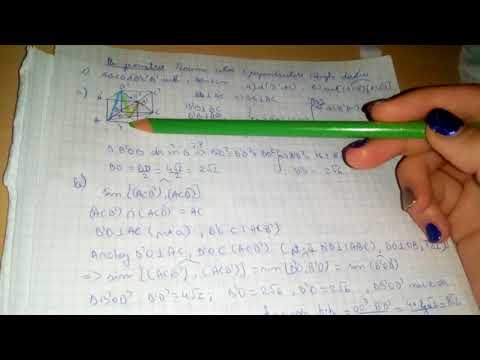 teorema celor 3 perpendiculare si unghi diedru