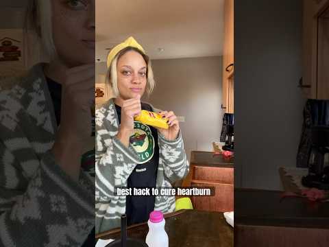 Best hack to cure heartburn 💛 #youtubeshorts #heartburnrelief #mustard