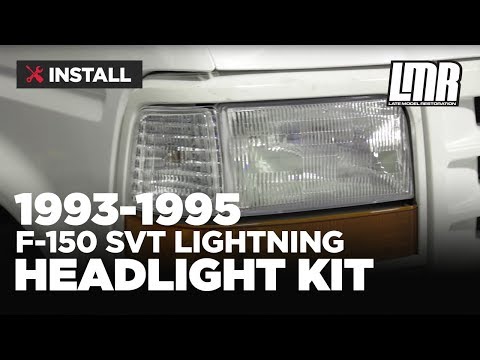 1993-1995 F-150 SVT Lightning Headlight Kit - Review & Install