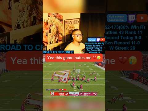 Yea this game officially hates me 💔