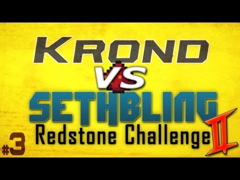 Krond VS SethBling Redstone Challenge #2 3/4 [Minecraft LP]