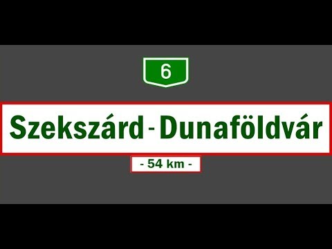 6-os főút || Main Road 6: Szekszárd - Paks - Dunaföldvár (Aug. 30, 2017)