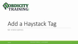 Download the video "Add Haystack Tags to Objects in a Niagara (N4) Station"